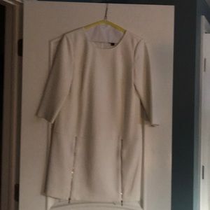 Winter white Ann Taylor dress size 2